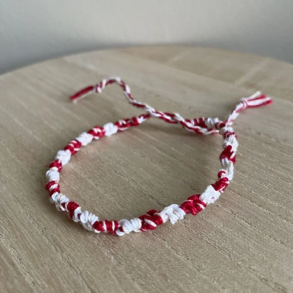 Ara Bracelet, anklet, trendy, comfortable, tie,‎ embroidery thread, woven, gift,